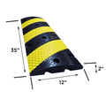 Electriduct Rubber Striped Speed Bump Strip- 3ft SB-ED-STRIP-3FT